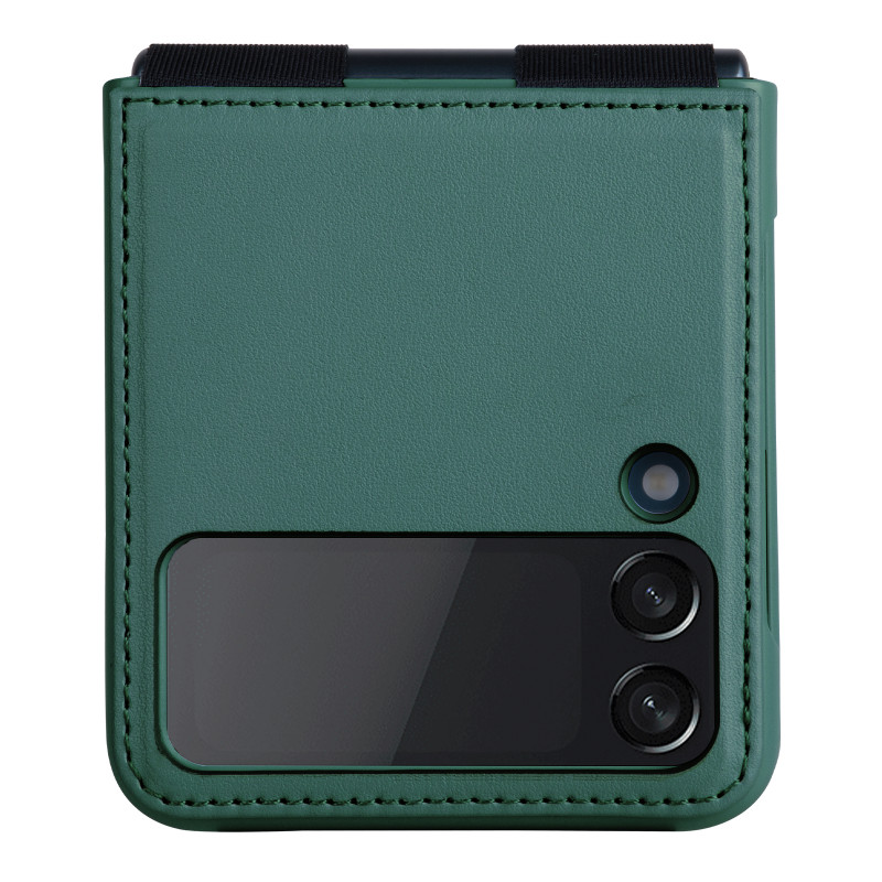 Калъф Nillkin Qin Leather за Samsung Z flip 4 - Зелен