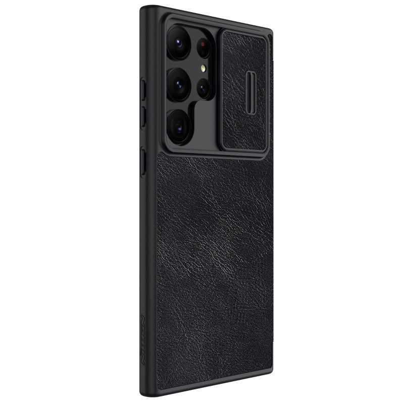 Калъф Nillkin Qin Pro за Samsung Galaxy S23 Ultra - Черен