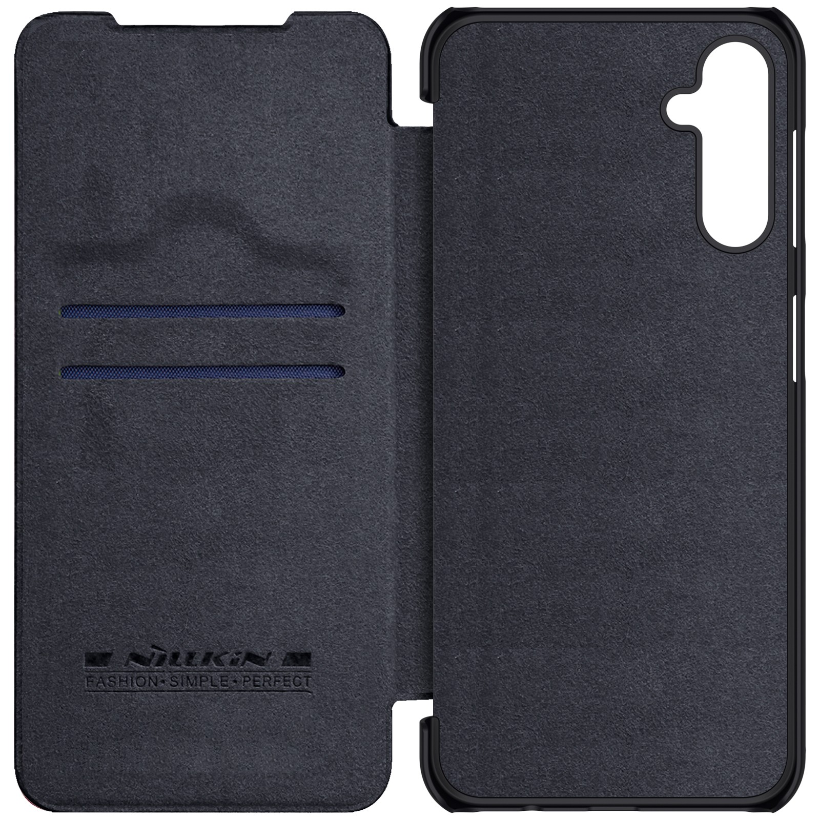 Гръб Nillkin Qin за Samsung Galaxy A14 5G, Book Case, черен 