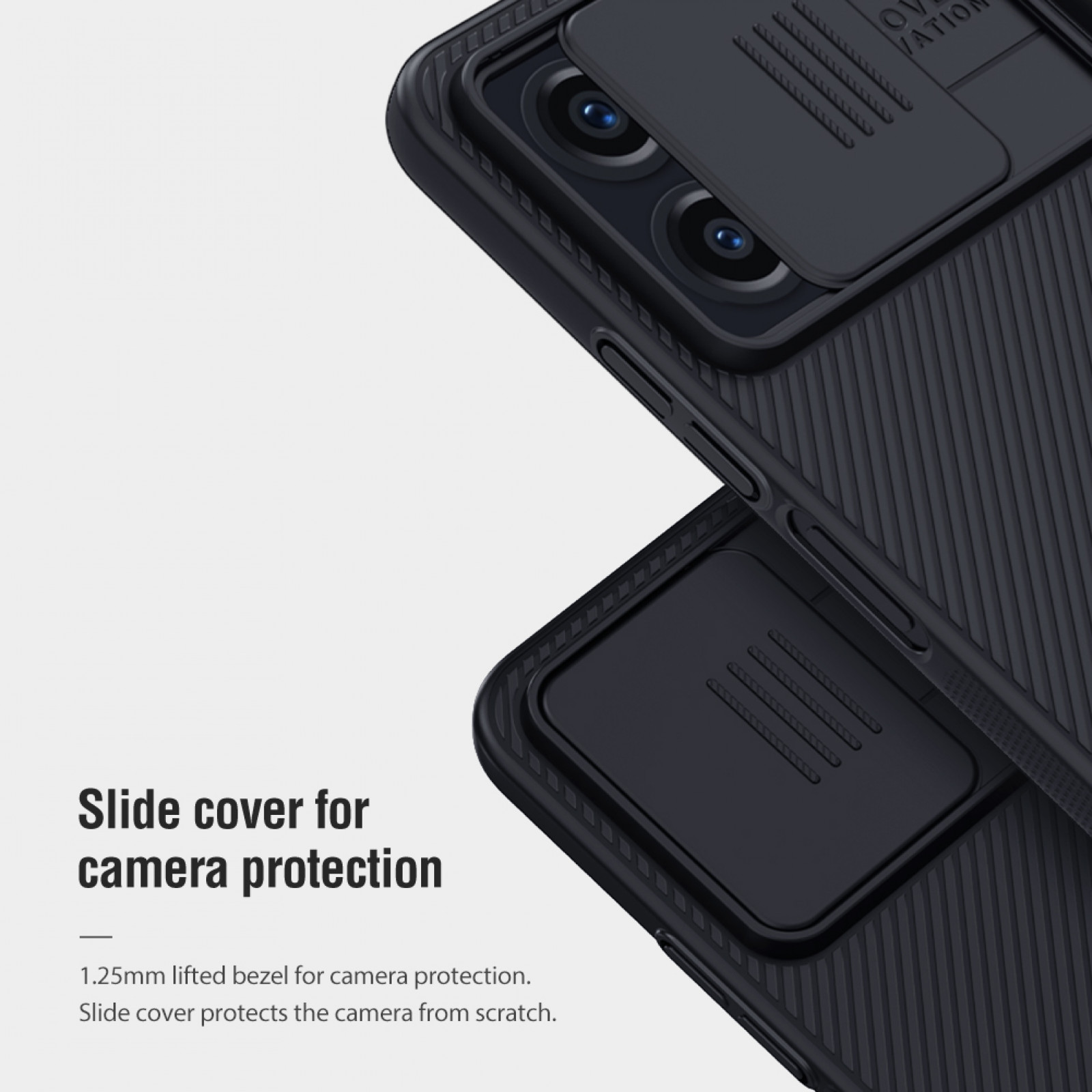 Гръб Nillkin CamShield Hard Case за Xiaomi Redmi Note 12 4G - Черен