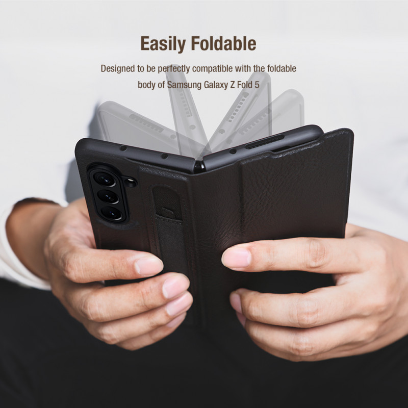 Гръб Nillkin Aoge Case за Samsung Galaxy Z Fold 5 - Черен