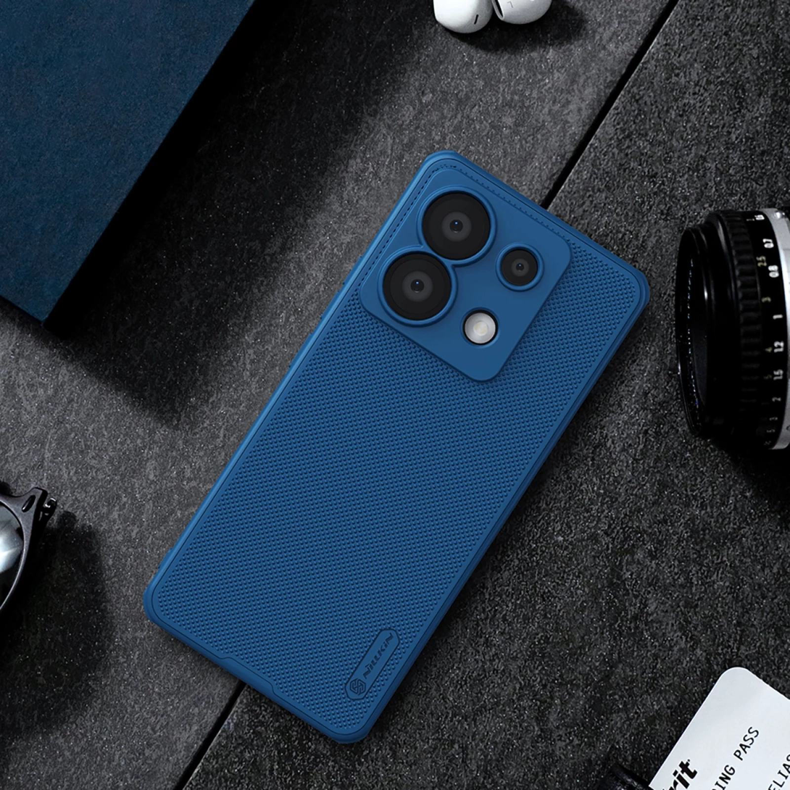 Гръб Nillkin Super Frosted Pro за Xiaomi Redmi Note 13 Pro 5G/Poco X6 - Син