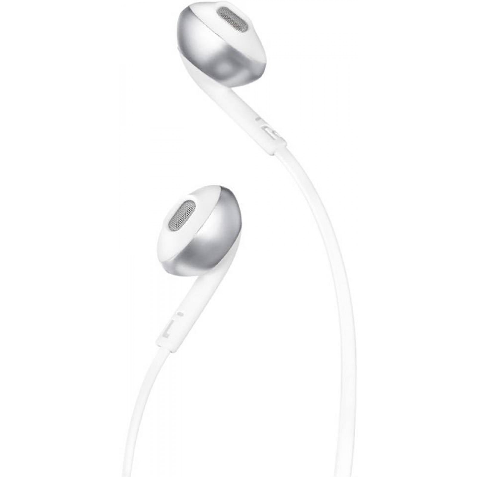  Аудио слушалки с кабел JBL T205 In Ear Headset 3,5mm - Бели