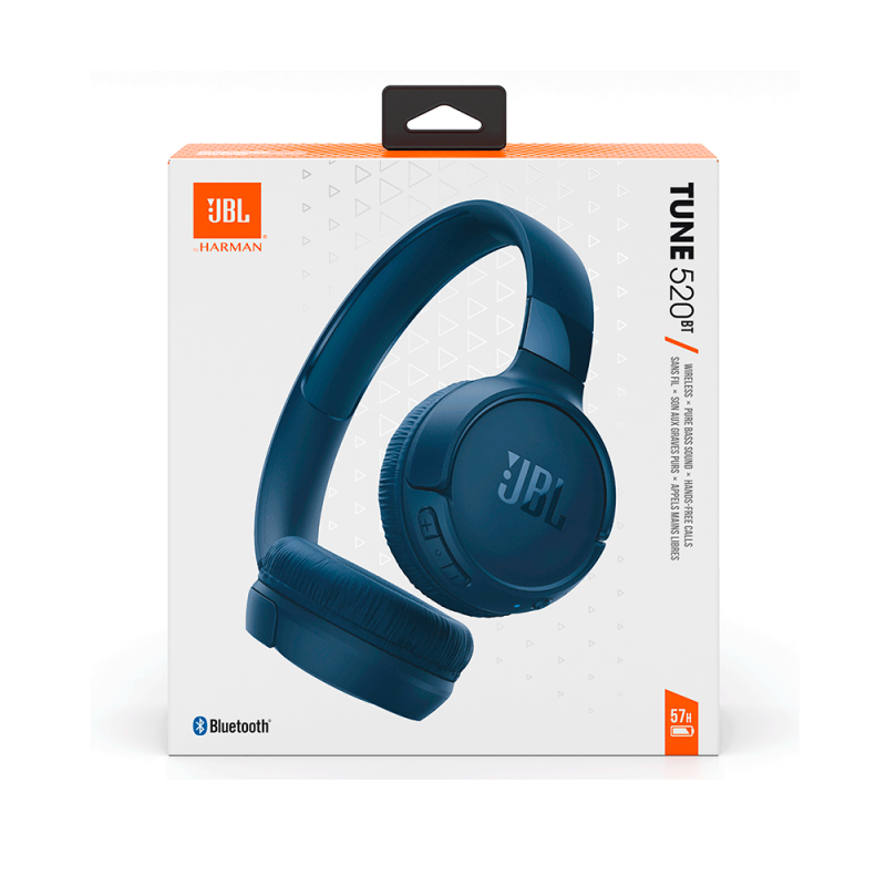 Bluetooth слушалки JBL Tune T520 Bluetooth Headset - Сини