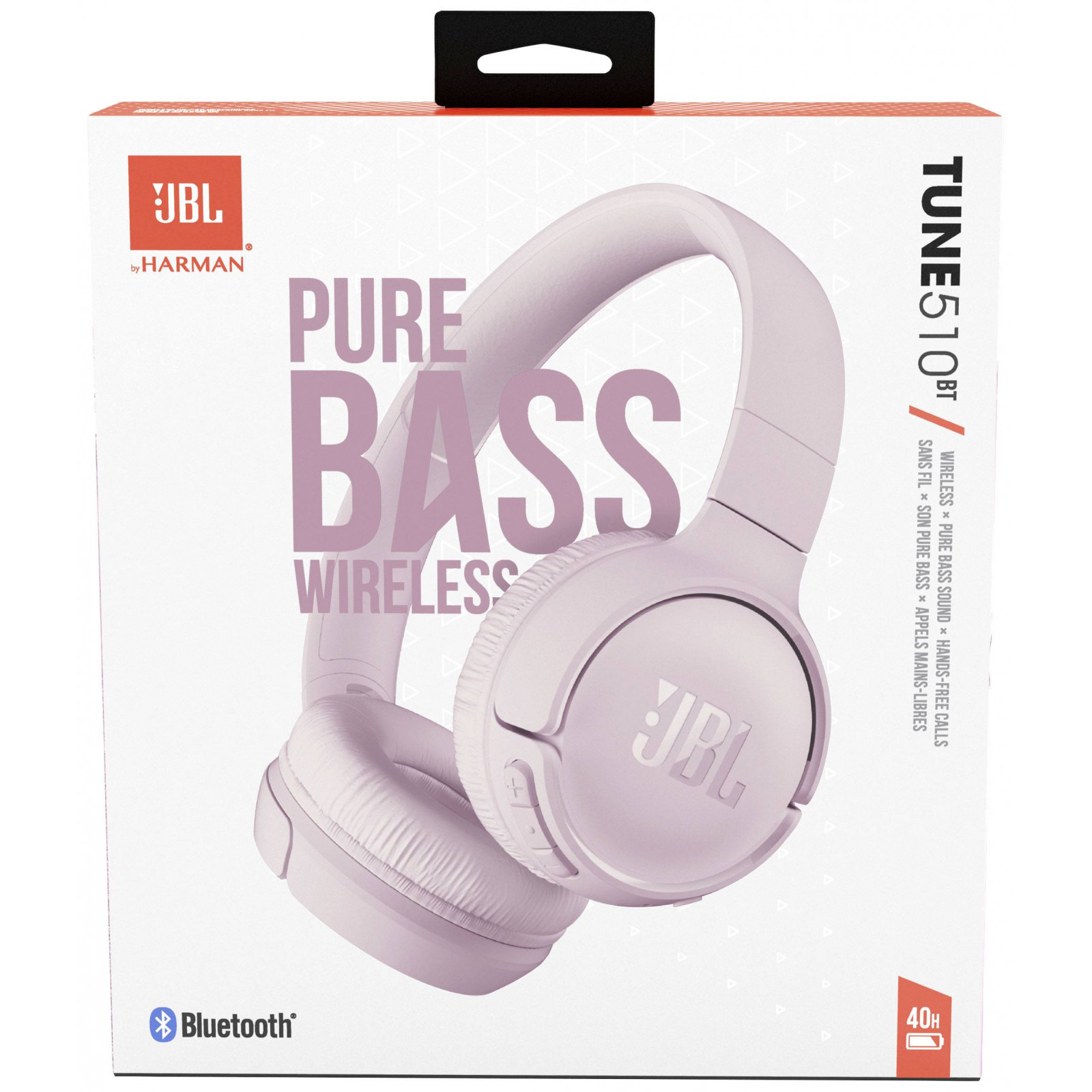 Bluetooth слушалки JBL Tune T510 Bluetooth Headset - Розови