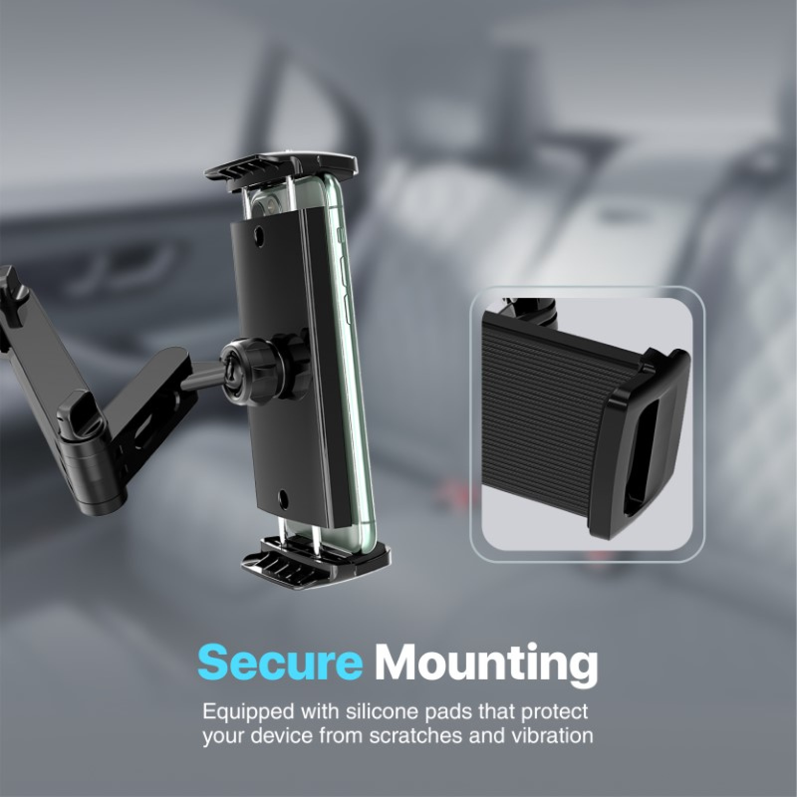 Стойка за кола ProMate TRIPMOUNT Rear Car Seat Mount for 4" to 11" Devices