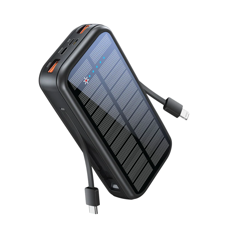 Външна батерия ProMate Solar PowerBank 20W / 3.0 Q...