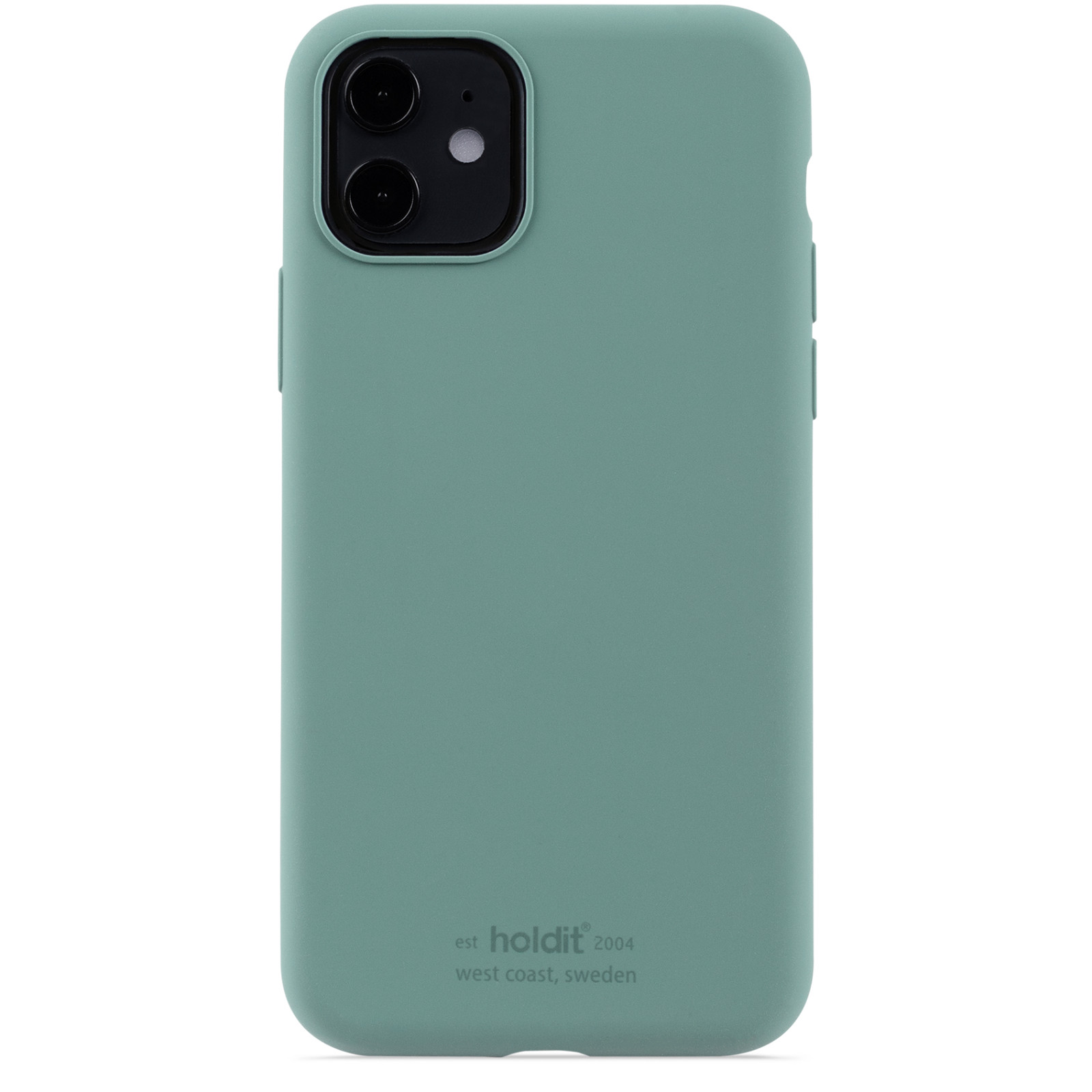 Гръб Holdit Silicone Case за iPhone 11/XR - Moss Green