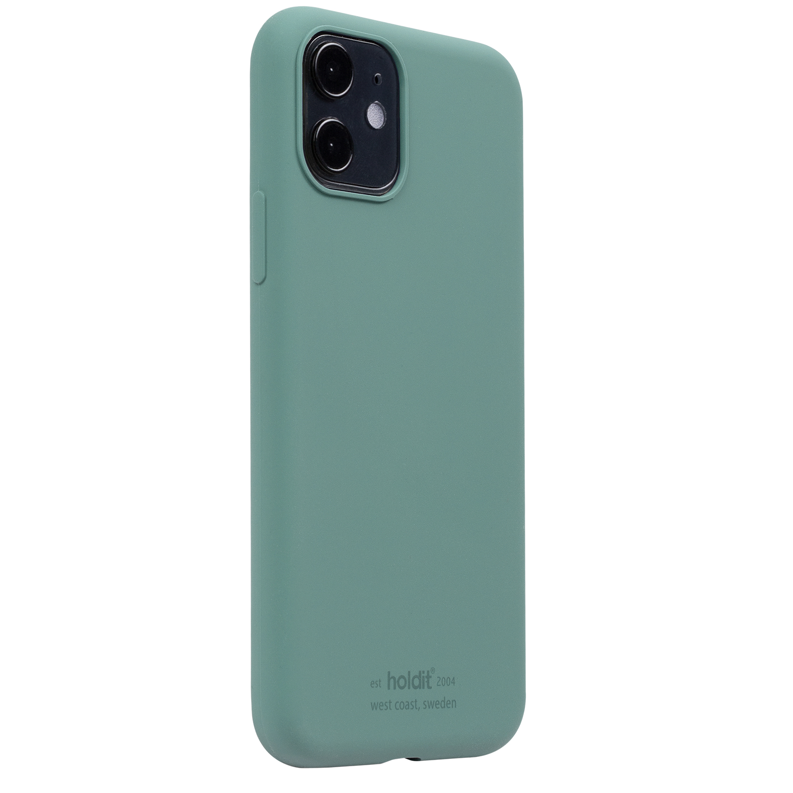 Гръб Holdit Silicone Case за iPhone 11/XR - Moss Green