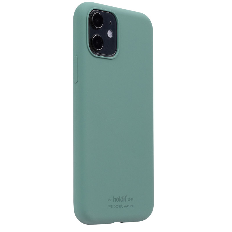  Гръб Holdit за iPhone 11, XR, Silicone Case, Moss Green