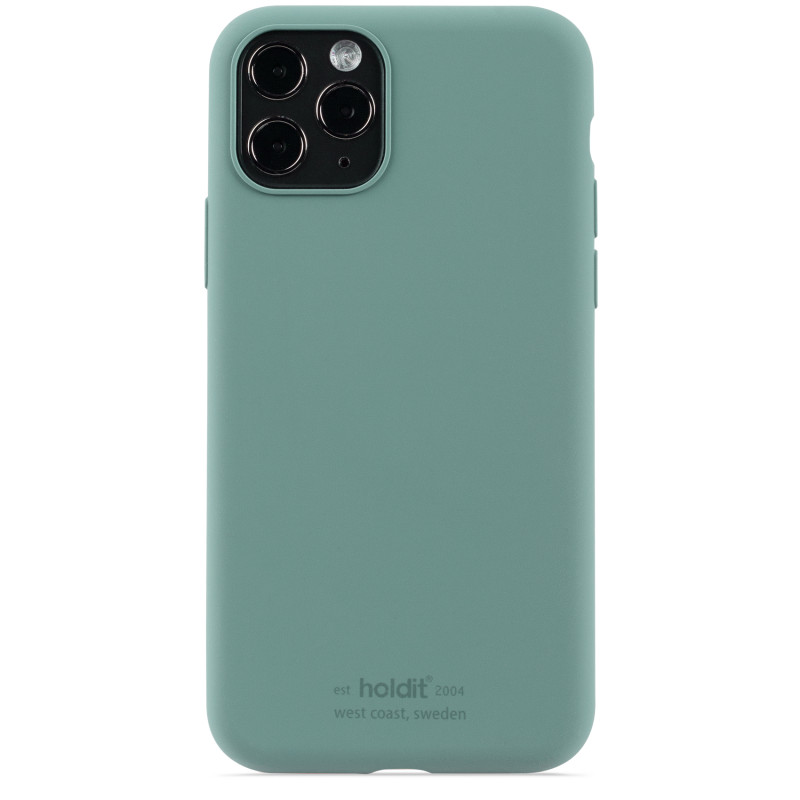 Гръб Holdit за iPhone 11 Pro, Silicone Case, Moss Green