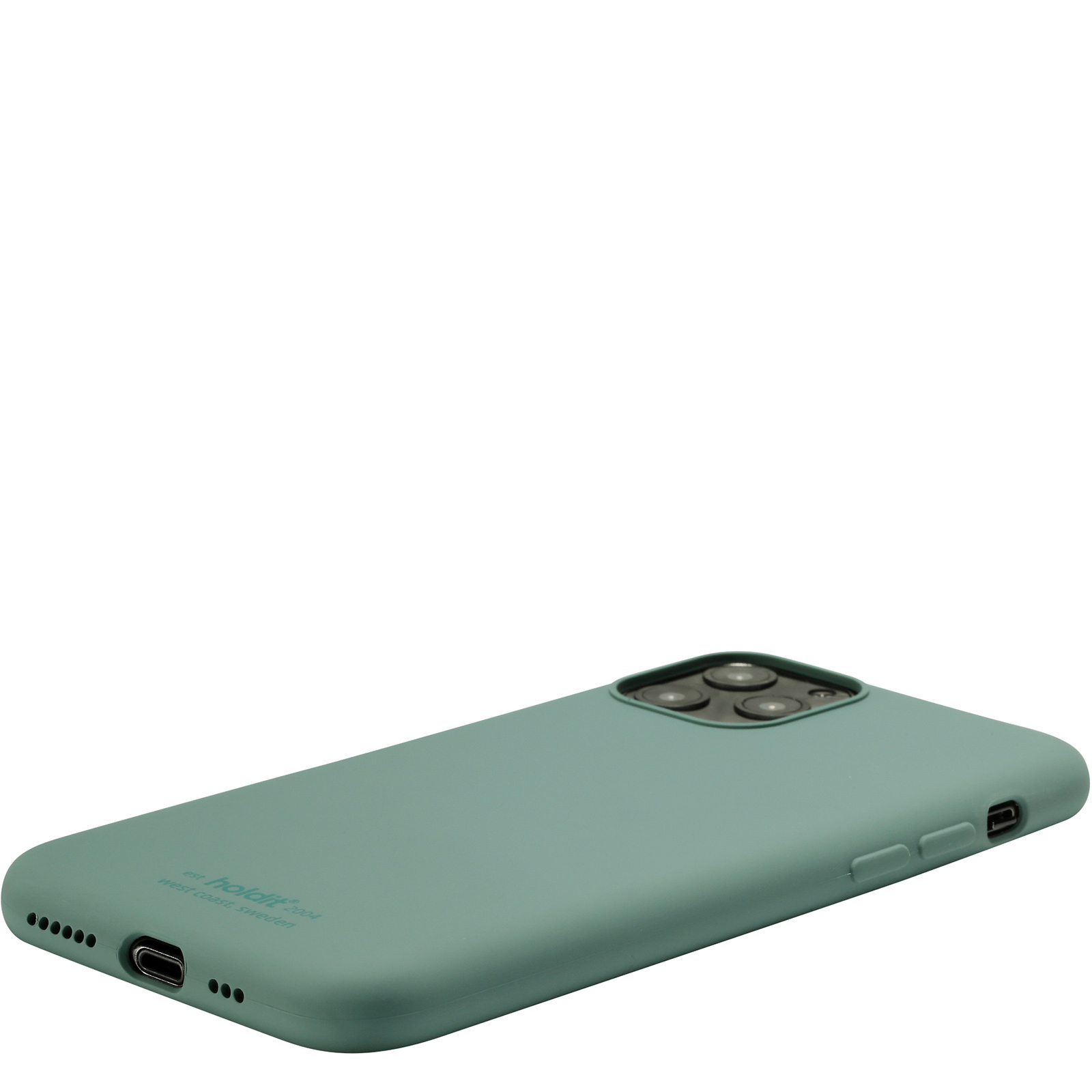 Гръб Holdit за iPhone 11 Pro, Silicone Case, Moss Green