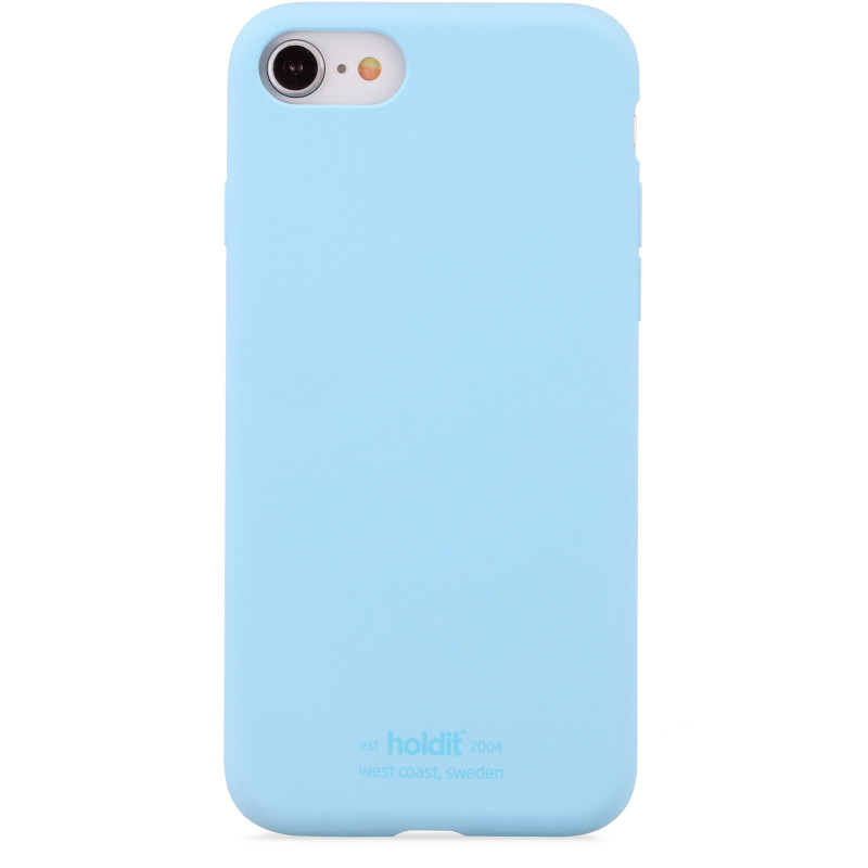Гръб Holdit за iPhone 7/8/SE, Silicone Case, Light Blue