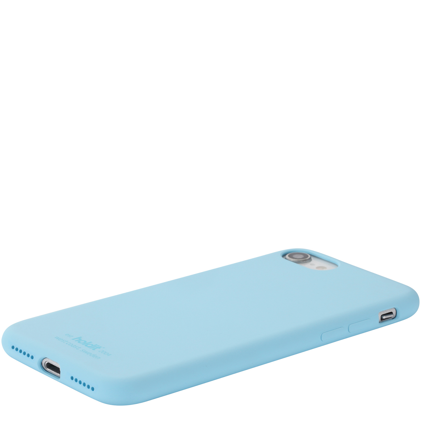 Гръб Holdit за iPhone 7/8/SE, Silicone Case, Light Blue