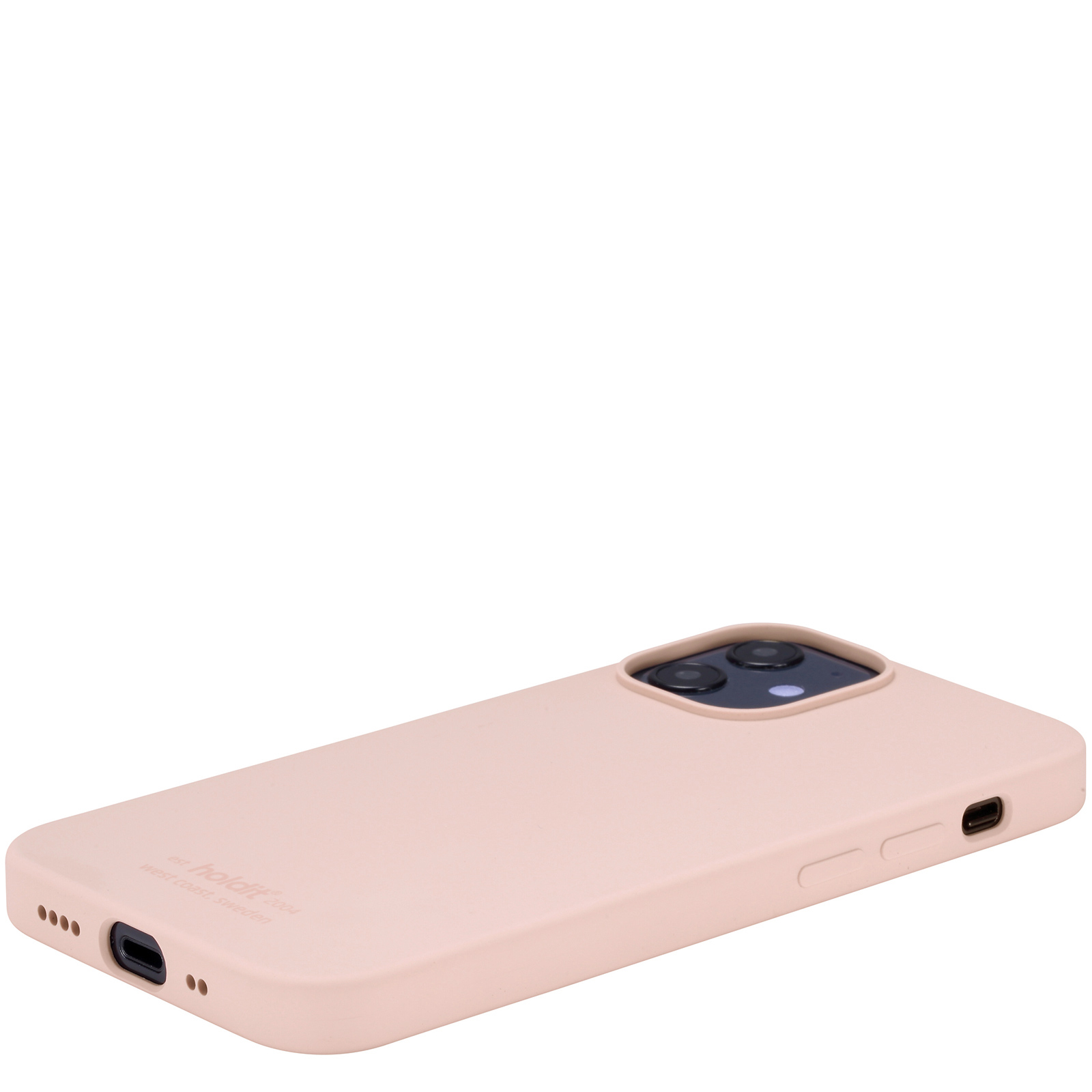 Гръб Holdit за iPhone 12 Mini, Silicone Case, Bush Pink