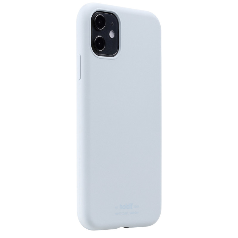 Гръб Holdit Silicone Case за  iPhone 11 - Mineral Blue