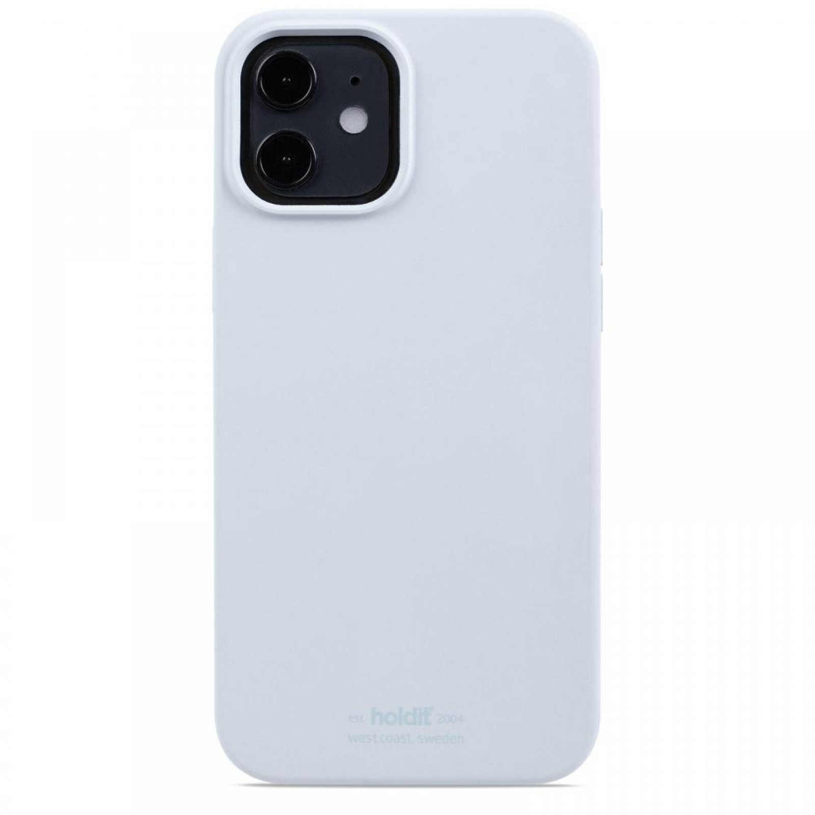 Гръб Holdit Silicone Case за iPhone 12/12 Pro - Mineral Blue