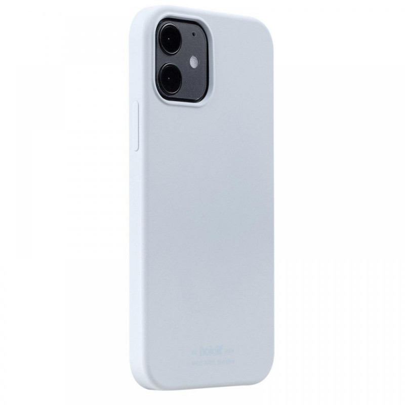 Гръб Holdit Silicone Case за  iPhone 12/12Pro - Mineral Blue