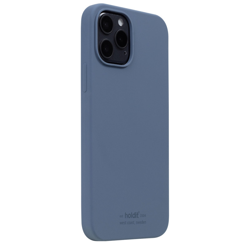Гръб Holdit за iPhone 12, 12 Pro, Silicone Case, Pacific Blue