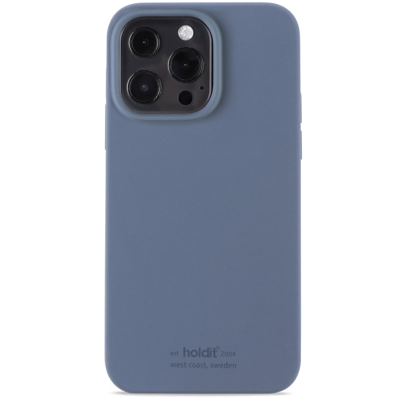Гръб Holdit за iPhone 13 Pro, Silicone Case, Pacific Blue