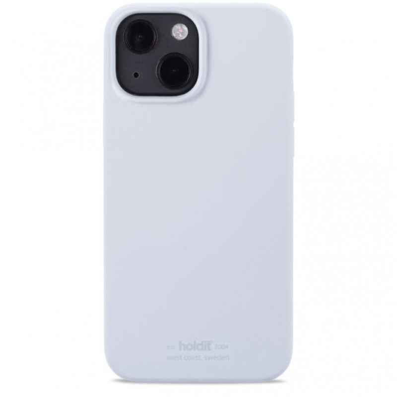 Гръб Holdit Silicone Case за  iPhone 13, 14 - Mineral Blue