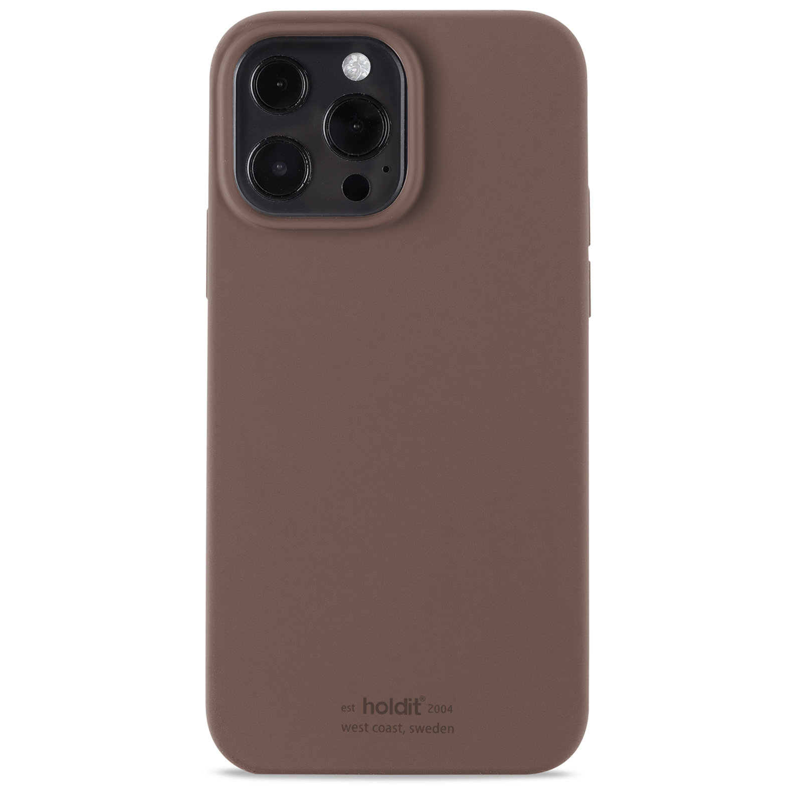 Гръб Holdit Silicone Case за iPhone13 Pro Max - Dark Brown