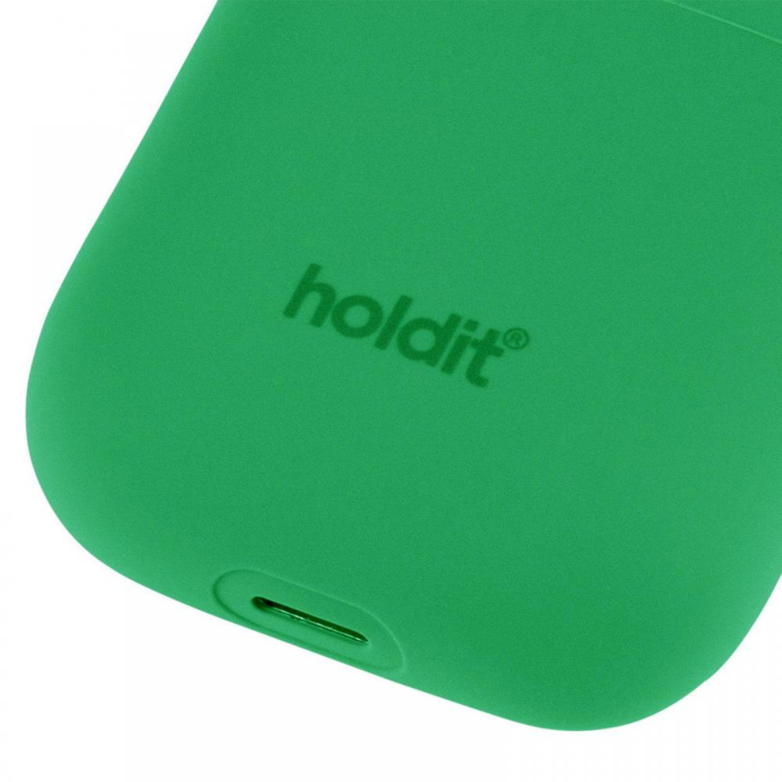 Калъф Holdit Silicone Case за  AirPods 1/2  - Зелен