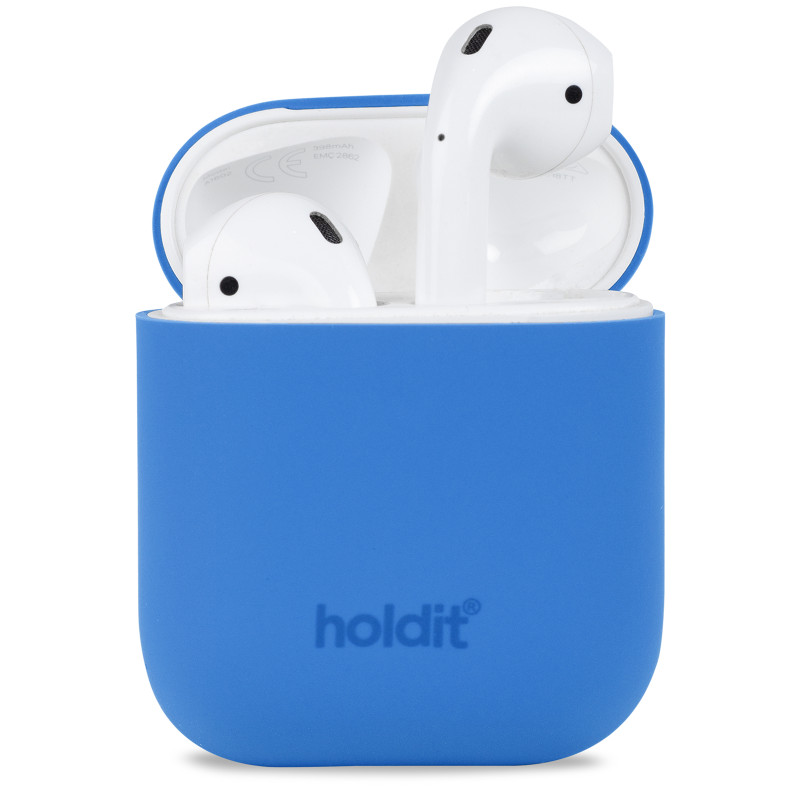 Kaлъф Holdit за AirPods 1, 2, Silicone Case, Sky Blue