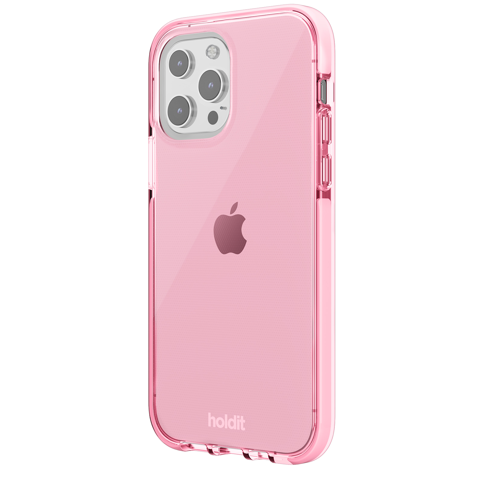 Гръб Holdit за iPhone 13 Pro, Seethru Case, Розов