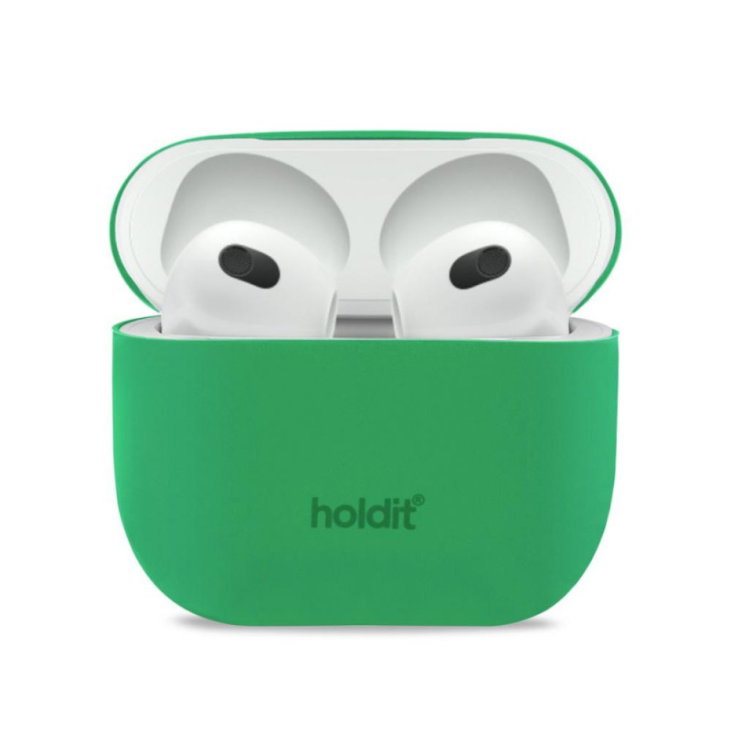 Калъф Holdit Silicone Case за  AirPods 3 - Зелен