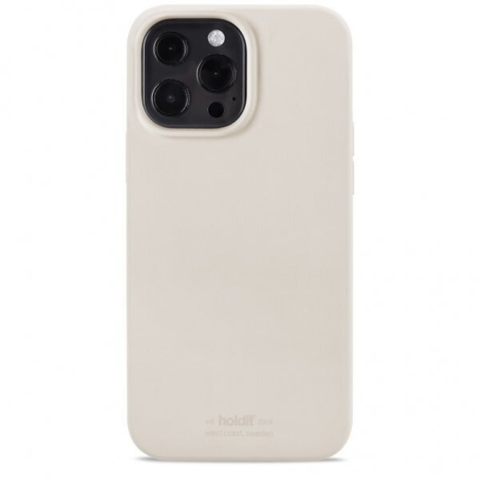 Гръб Holdit Silicone Case за iPhone 13 Pro Max - Бежов