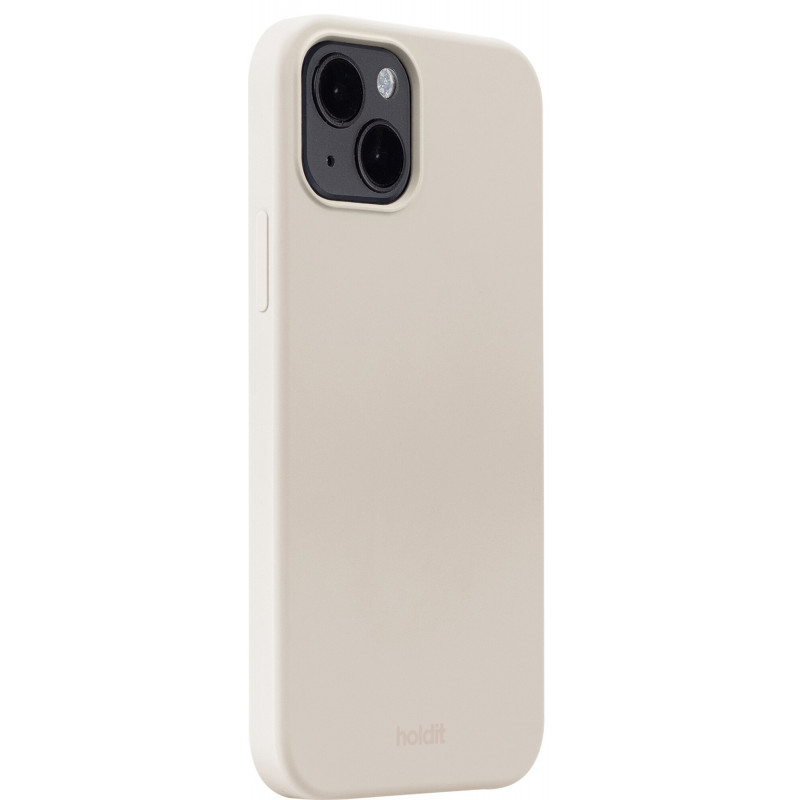 Гръб Holdit Silicone Case за iPhone 14 Plus - Бежов