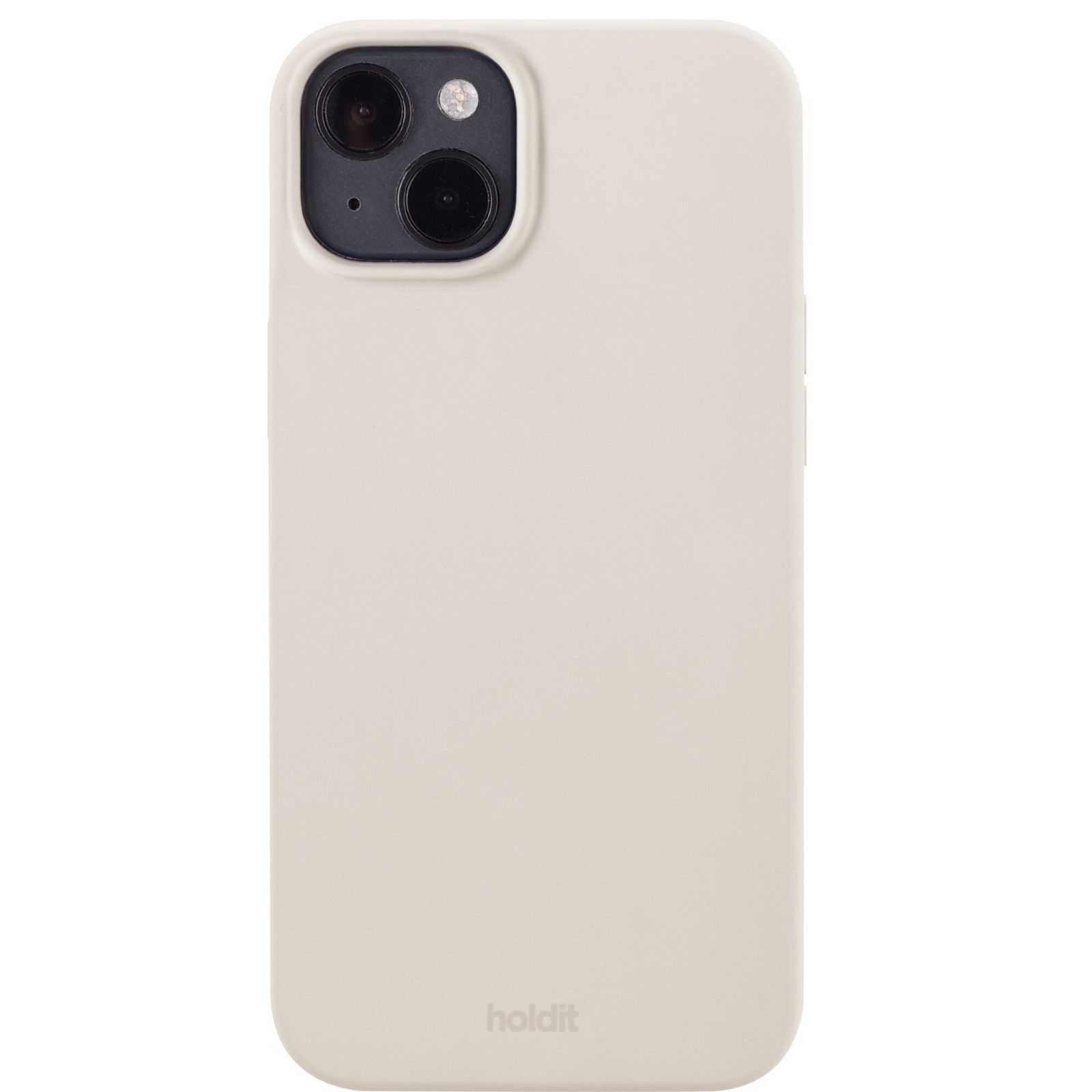 Гръб Holdit Silicone Case за iPhone 14 Plus - Бежов