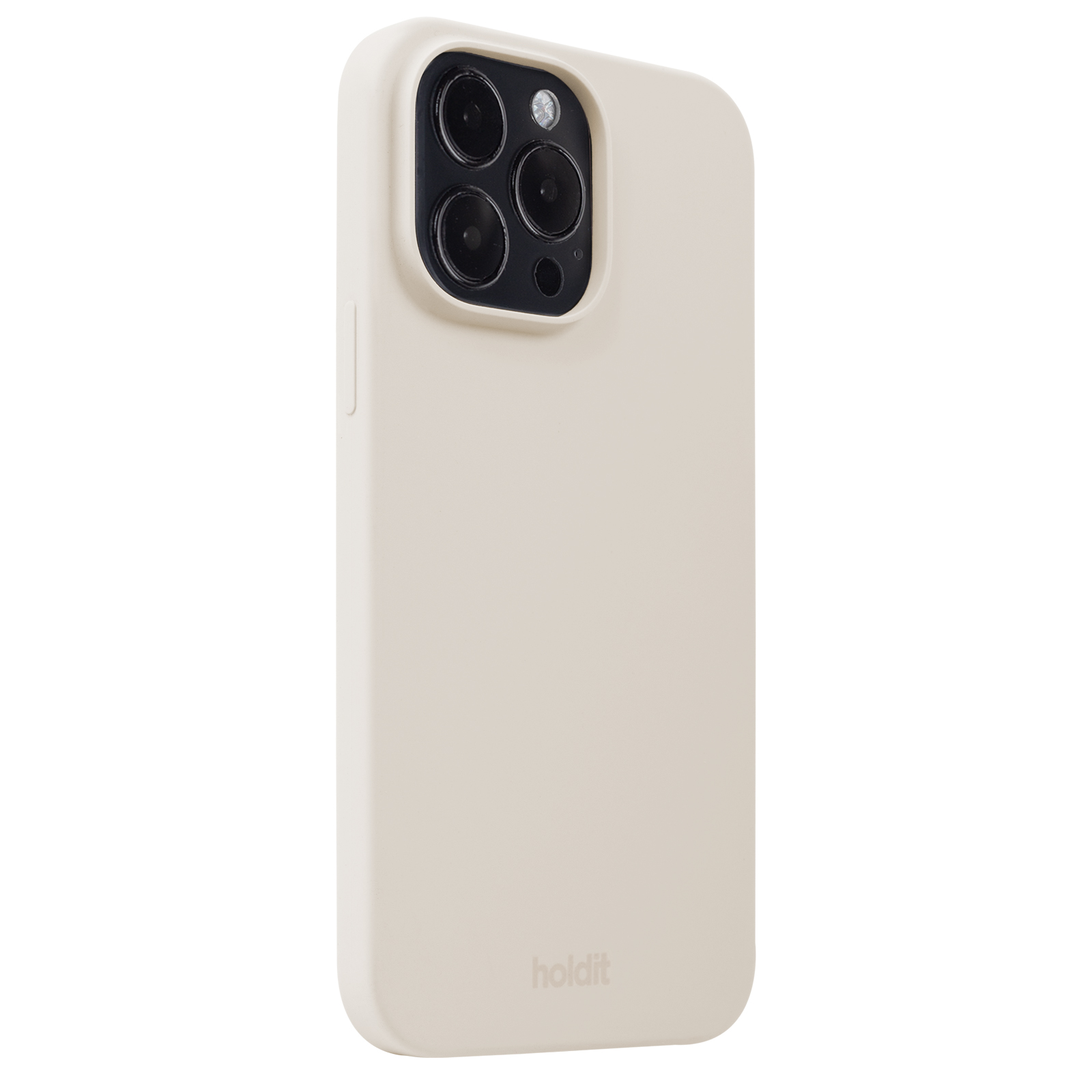 Гръб Holdit за iPhone 14 Pro Max, Silicone Case, Light Beige