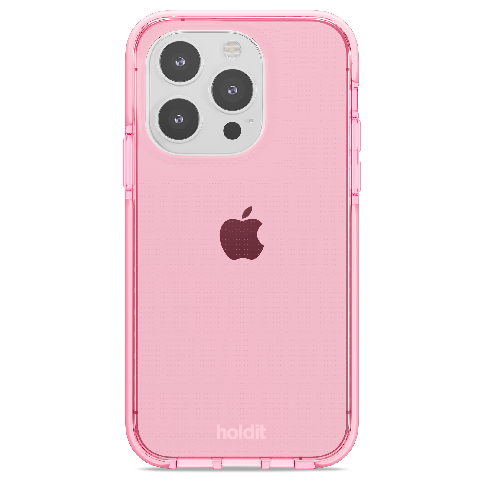 Гръб Holdit Seethru Case за iPhone 14 Pro - Розов