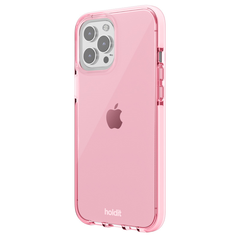 Гръб Holdit Seethru Case за iPhone 14 Pro Max  - Розов