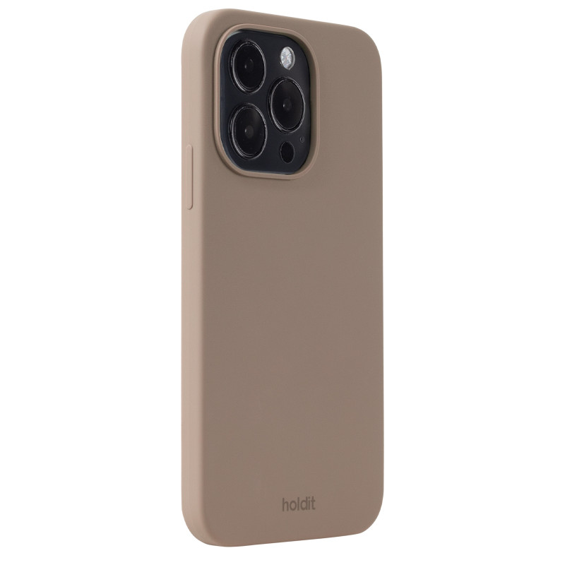Гръб Holdit за iPhone 14 Pro, Silicone Case, Mocha Brown