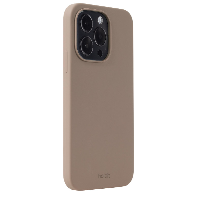 Гръб Holdit Silicone Case за iPhone 14 Pro - Mocha Brown