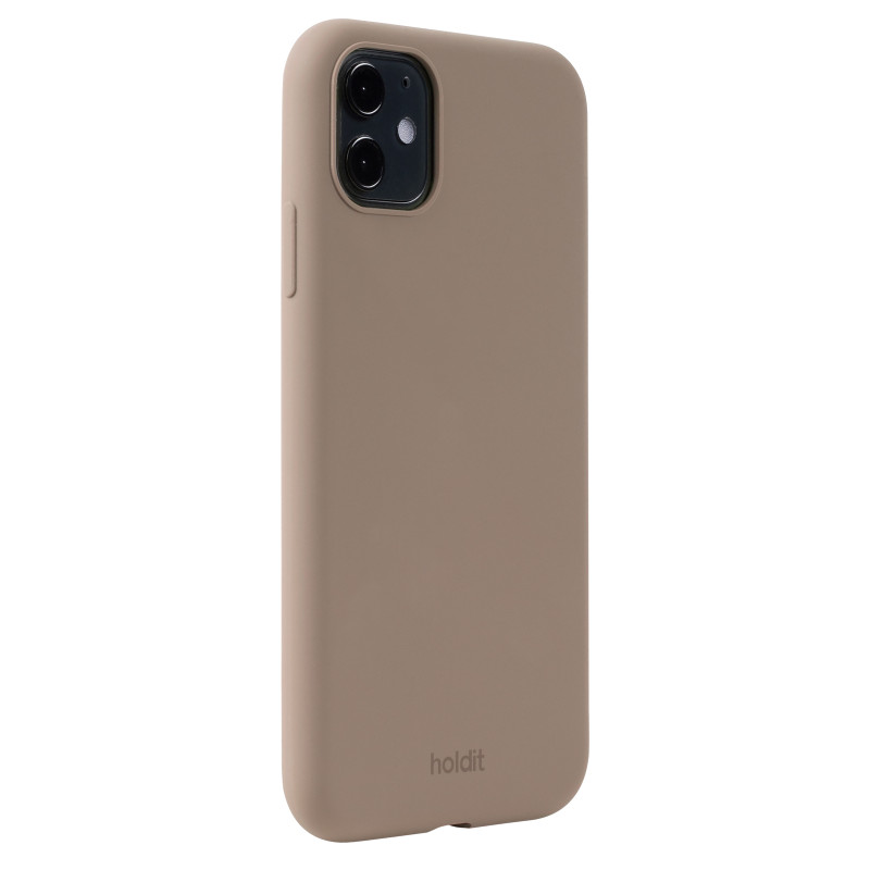 Гръб Holdit за iPhone 11, XR, Silicone Case, Mocha Brown