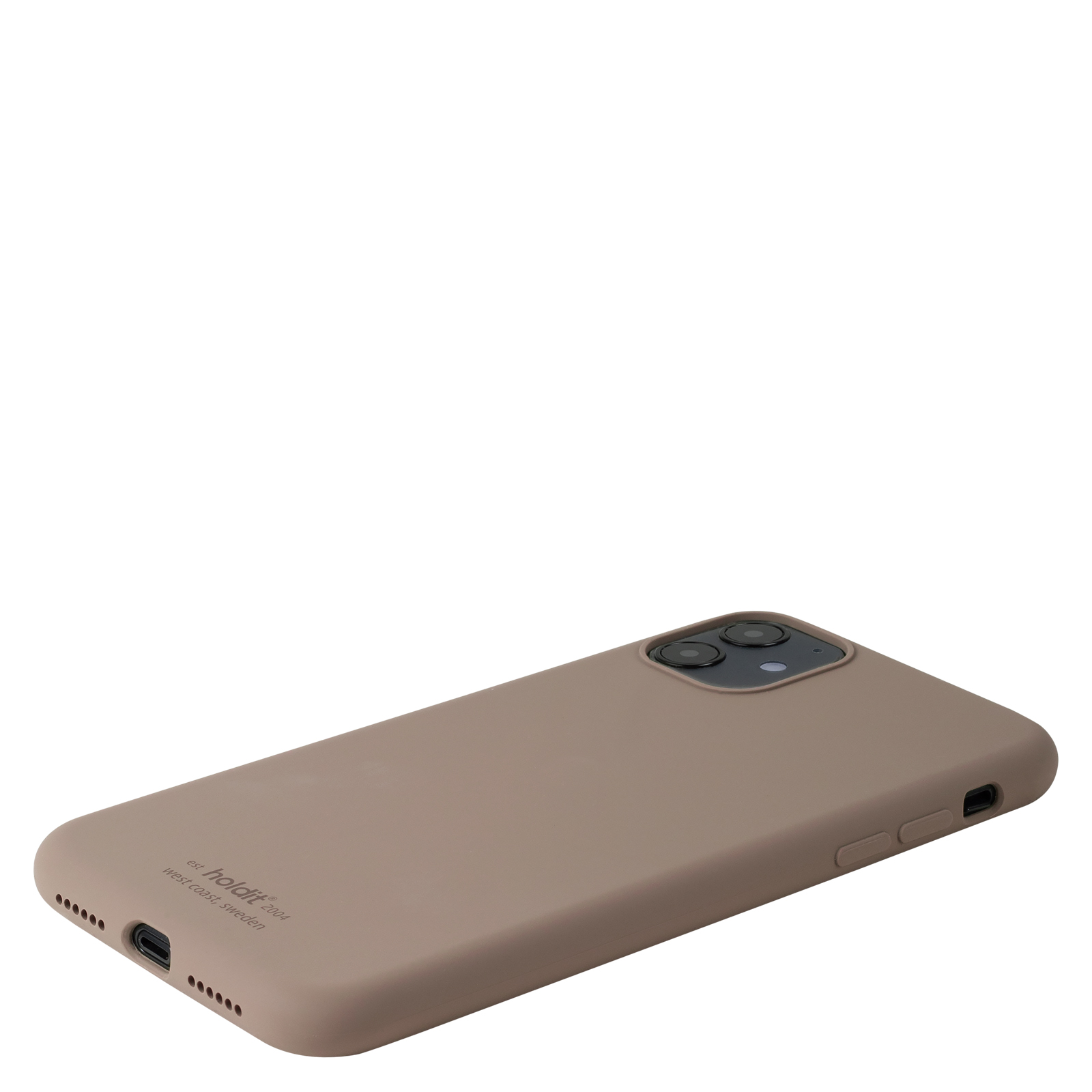 Гръб Holdit за iPhone 11, XR, Silicone Case, Mocha Brown