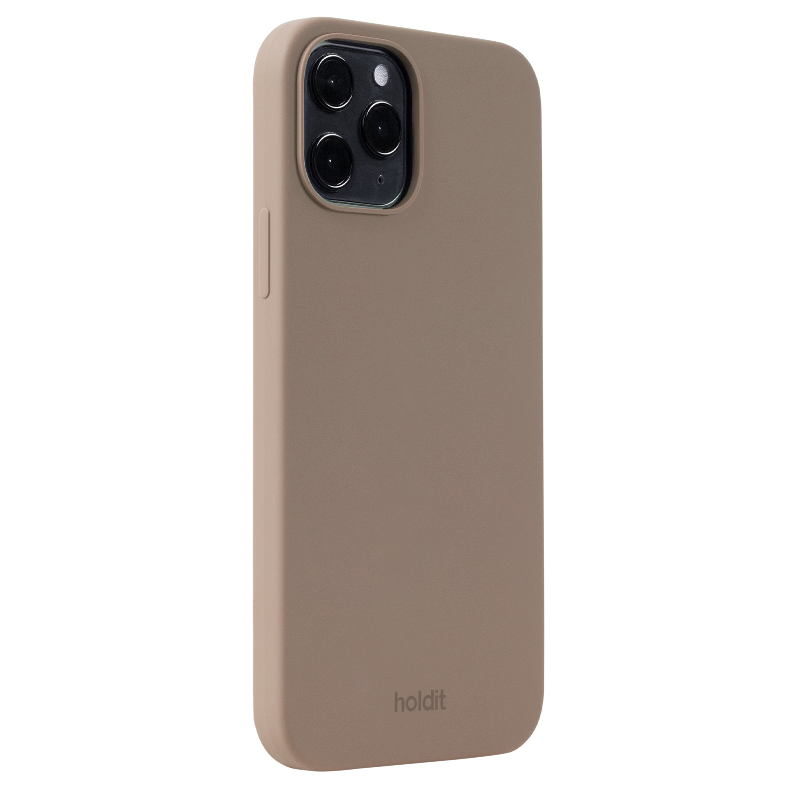 Гръб Holdit за iPhone 12, 12 Pro, Silicone Case, Mocha Brown