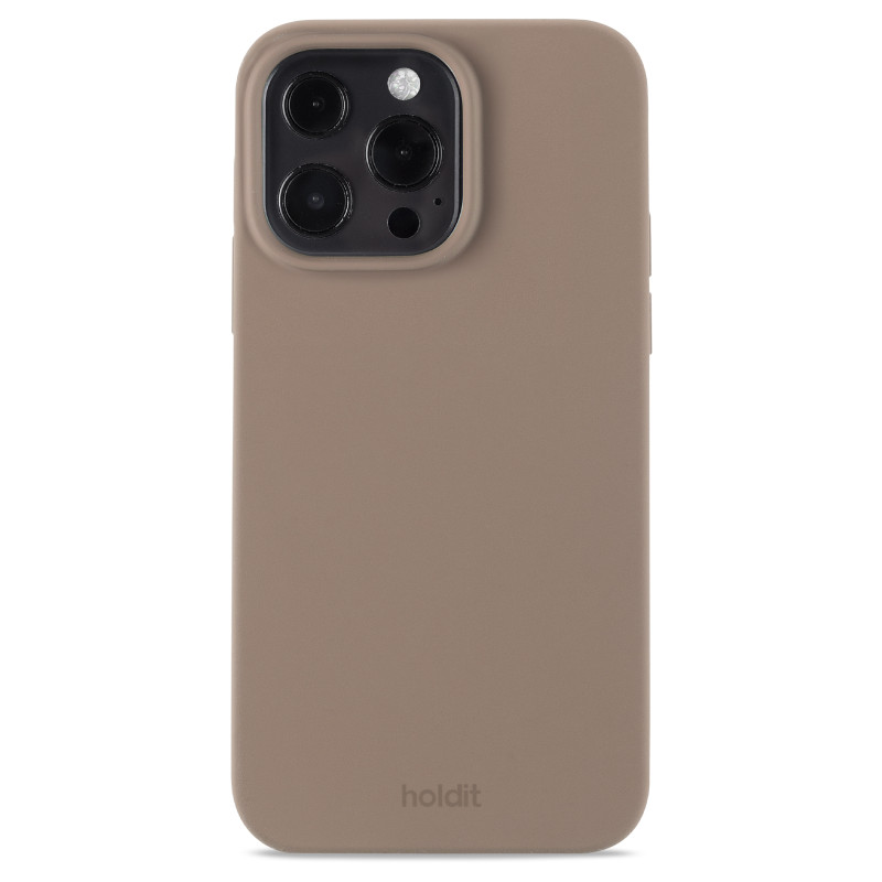 Гръб Holdit за iPhone 13 Pro, Silicone Case, Mocha Brown
