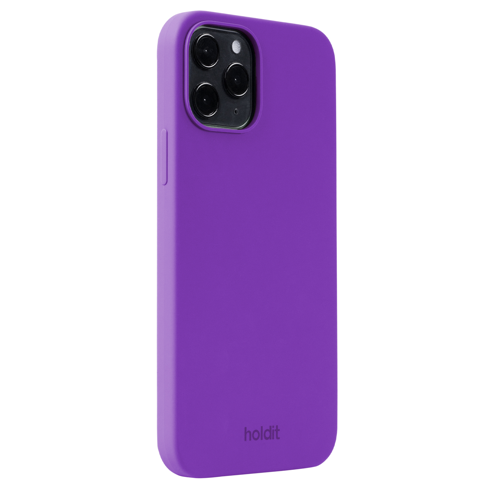 Гръб Holdit за iPhone 12, 12 Pro, Silicone Case, Лилав