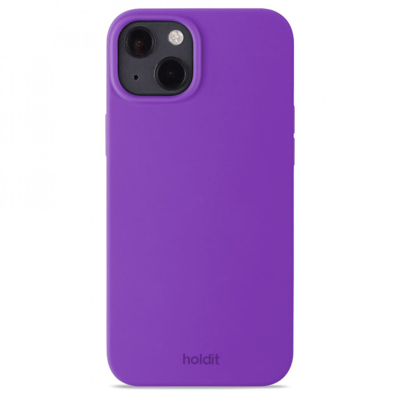 Гръб Holdit Silicone Case за iPhone 13/14 -  Тъмно Лилав