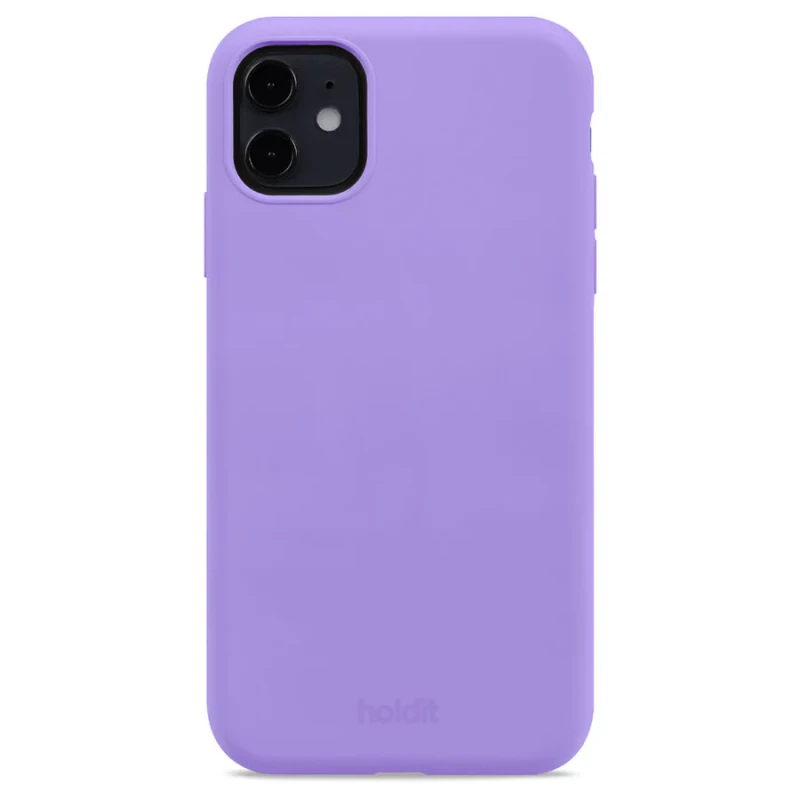 Гръб Holdit Silicone Case за  iPhone 11 - Виолетов...