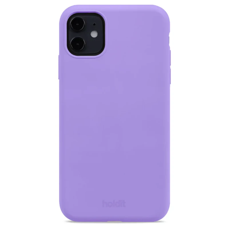 Гръб Holdit Silicone Case за iPhone 11 - Лилав...