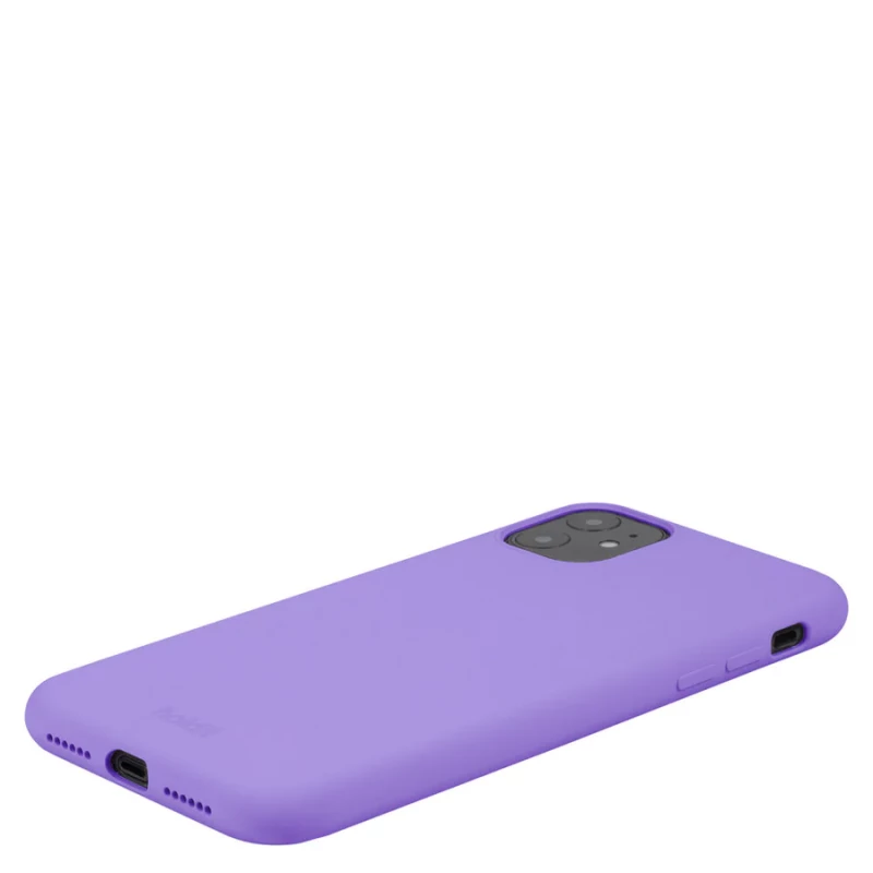 Гръб Holdit Silicone Case за iPhone 11 - Лилав