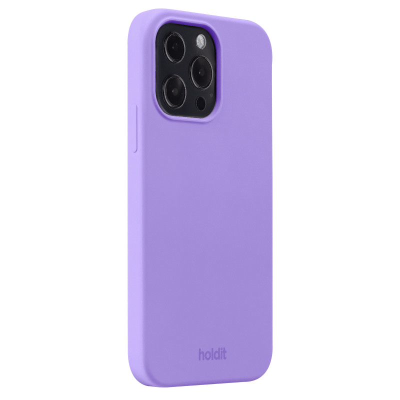 Гръб Holdit за iPhone 13 Pro, Silicone Case, Лилав