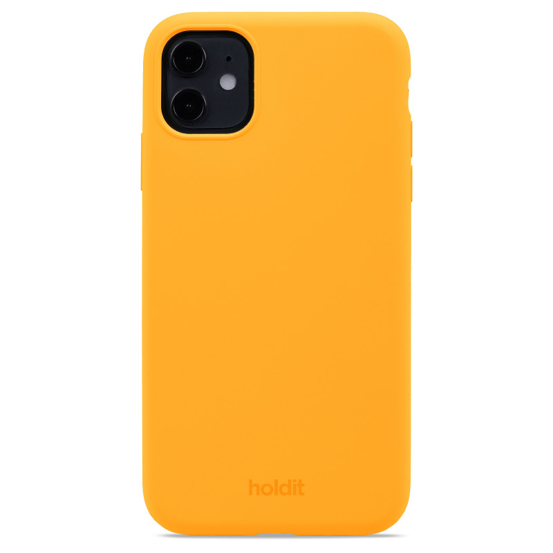 Гръб Holdit Silicone Case за iPhone 11/XR - Orange Juice