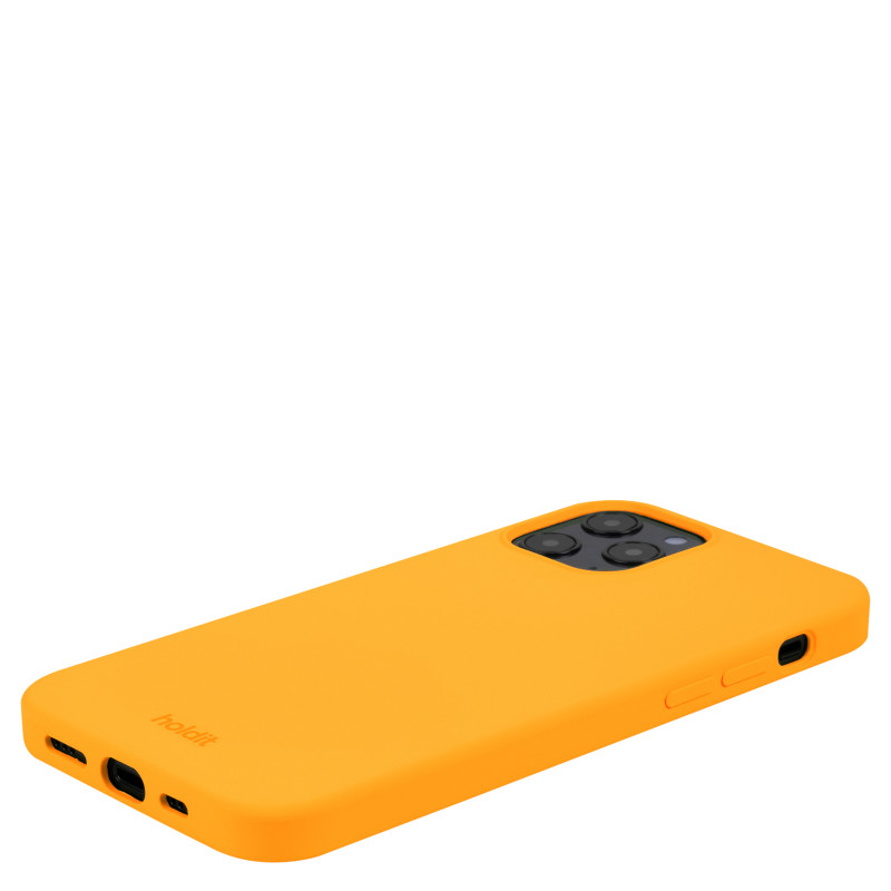 Гръб Holdit Silicone Case за iPhone 12/12 Pro - Orange Juice